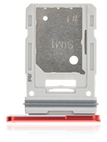 Replacement Dual Sim Card Tray Compatible with Samsung Galaxy S20 FE 5G (Cloud Red)