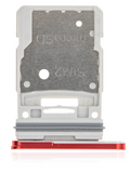 Replacement Dual Sim Card Tray Compatible with Samsung Galaxy S20 FE 5G (Cloud Red)