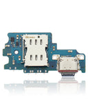 Replacement Charging Port Board With Sim Card Reader Compatible with Samsung Galaxy S21 FE 5G (G990B/N) (International Version) (Premium)