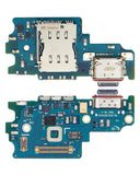 Replacement Charging Port Board With Sim Card Reader Compatible with Samsung Galaxy S21 FE 5G (US Version) (Premium)