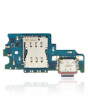 Replacement Charging Port Board With Sim Card Reader Compatible with Samsung Galaxy S21 FE 5G (US Version) (Premium)