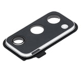 Replacement Back Camera Lens With Cover Bezel Ring Compatible with Samsung Galaxy S20 FE 5G (Cloudy White)