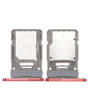Replacement Single Sim Card Tray Compatible with Samsung Galaxy S20 FE 5G (Cloud Red)