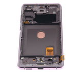 Replacement OLED Assembly With Frame Compatible with Samsung Galaxy S20 FE 4G / 5G (Aftermarket Plus) (Cloud Lavender)