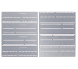 Memory Tank Tin Paste Stencil (DDR3 & DDR4) (4 Piece Set) Compatible with Others