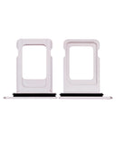 Replacement Single Sim Card Tray Compatible with Apple iPhone 13 (Pink)