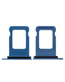 Replacement Single Sim Card Tray Compatible with Apple iPhone 13 (Blue)