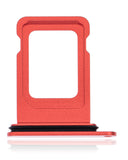 Replacement Single Sim Card Tray Compatible with Apple iPhone 13 (Red)