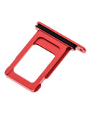 Replacement Single Sim Card Tray Compatible with Apple iPhone 13 (Red)