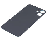 Replacement Back Glass With 3M Adhesive Compatible with Apple iPhone 12 Mini (No Logo / Large Camera Hole) (Blue)