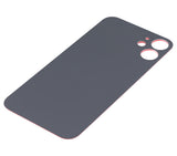 Replacement Back Glass With 3M Adhesive Compatible with Apple iPhone 12 Mini (No Logo / Large Camera Hole) (Red)