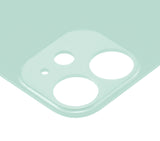 Replacement Back Glass With 3M Adhesive Compatible with Apple iPhone 12 Mini (No Logo / Large Camera Hole) (Green)