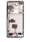 Replacement OLED Assembly With Frame Compatible with Huawei P40 (Refurbished) (Black)