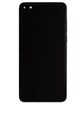Replacement OLED Assembly With Frame Compatible with Huawei P40 (Refurbished) (Black)
