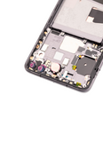 Replacement OLED Assembly With Frame Compatible with Huawei P40 (Refurbished) (Black)