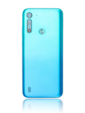 Replacement Back cover Glass Compatible with Motorola Moto G8 Power Lite (XT2055 / 2020) (Arctic Blue)