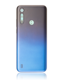 Replacement Back cover Glass Compatible with Motorola Moto G8 Power Lite (XT2055 / 2020) (Royal Blue)