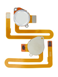 Replacement Fingerprint Reader With Flex Cable Compatible with Motorola Moto G8 Power (XT2041-1 / XT2041-3 / 2020) (White)
