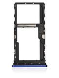 Replacement Sim Card Tray Compatible with Motorola Moto G9 Play (XT2083 / 2020) (Sapphire Blue)