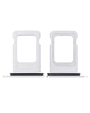 Replacement Single Sim Card Tray Compatible with Apple iPhone 12 / 13 (White)