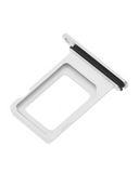 Replacement Single Sim Card Tray Compatible with Apple iPhone 12 / 13 (White)