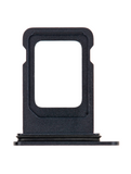 Replacement Single Sim Card Tray Compatible with Apple iPhone 12 / 13 (Black)