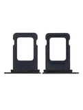 Replacement Single Sim Card Tray Compatible with Apple iPhone 12 / 13 (Black)