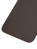 Replacement Back Glass With 3M Adhesive Compatible with Apple iPhone 12 (No Logo / Large Camera Hole) (Black)