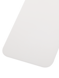 Replacement Back Glass With 3M Adhesive Compatible with Apple iPhone 12 (No Logo / Large Camera Hole) (White)