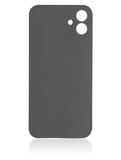Replacement Back Glass With 3M Adhesive Compatible with Apple iPhone 12 (No Logo / Large Camera Hole) (Red)