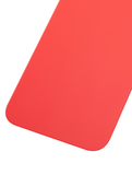 Replacement Back Glass With 3M Adhesive Compatible with Apple iPhone 12 (No Logo / Large Camera Hole) (Red)
