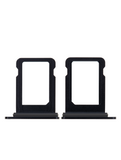 Replacement Single Sim Card Tray Compatible with Apple iPhone 12 Mini (Black)