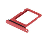 Replacement Single Sim Card Tray Compatible with Apple iPhone 12 Mini / 13 Mini (Red)