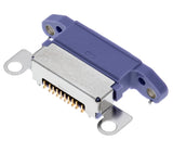 Replacement Charging Port Only Compatible with Apple iPhone 12 Mini (Purple) (10 Pack)