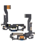 Replacement Charging Port Flex Cable Compatible with Apple iPhone 12 / 12 Pro (Premium) (Pacific Blue)