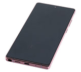 Replacement OLED Assembly With Frame Compatible with Samsung Galaxy Note 20 5G (Refurbished) (Mystic Bronze)