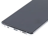 Replacement OLED Assembly With Frame Compatible with Samsung Galaxy A71 5G (A716U / 2020) (Refurbished) (Prism Cube Silver)
