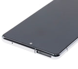Replacement OLED Assembly With Frame Compatible with Samsung Galaxy A71 5G (A716U / 2020) (Refurbished) (Prism Cube Silver)