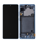 Replacement OLED Assembly With Frame Compatible with Samsung Galaxy A71 5G (A716U / 2020) (Refurbished) (Prism Cube Blue)