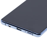 Replacement OLED Assembly With Frame Compatible with Samsung Galaxy A71 5G (A716U / 2020) (Refurbished) (Prism Cube Blue)