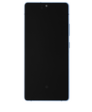 Replacement OLED Assembly With Frame Compatible with Samsung Galaxy A71 5G (A716U / 2020) (Refurbished) (Prism Cube Blue)