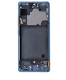 Replacement OLED Assembly With Frame Compatible with Samsung Galaxy A71 5G (A716U / 2020) (Refurbished) (Prism Cube Blue)