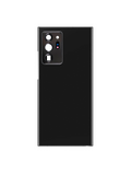 Replacement Back Cover Glass With Camera Lens Compatible with Samsung Galaxy Note 20 Ultra (No Logo) (Aftermarket Plus) (Mystic Black)