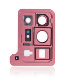 Replacement Back Camera Lens With Cover Bezel Ring Compatible with Samsung Galaxy Note 20 Ultra (Mystic Bronze)