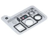 Replacement Back Camera Lens With Cover Bezel Ring Compatible with Samsung Galaxy Note 20 Ultra (Mystic White)