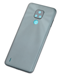 Replacement Back cover Glass Compatible with Motorola Moto E7 (XT2095 / 2020) (Mineral Gray)