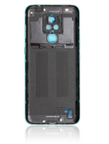 Replacement Back cover Glass Compatible with Motorola Moto E7 (XT2095 / 2020) (Aqua Blue)