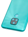 Replacement Back cover Glass Compatible with Motorola Moto E7 (XT2095 / 2020) (Aqua Blue)