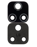 Replacement Back Camera Lens (Glass Only) With Adhesive Compatible with Motorola Moto E7 (XT2095 / 2020) (Black)