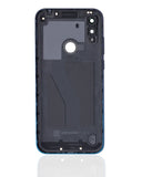 Replacement Back cover Glass Compatible with Motorola Moto E6S (XT2053 / 2020) (Peacock Blue)